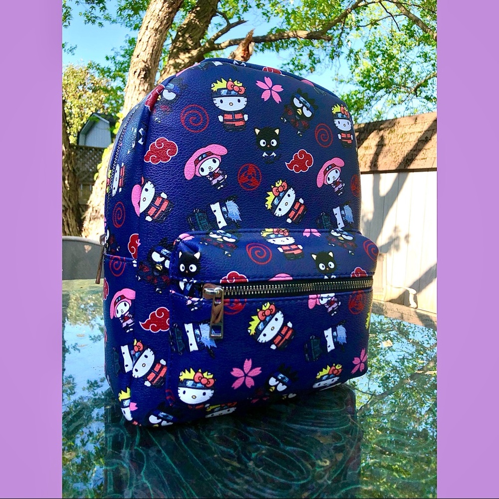 Naruto Shippuden x Hello Kitty and Friends mini backpack